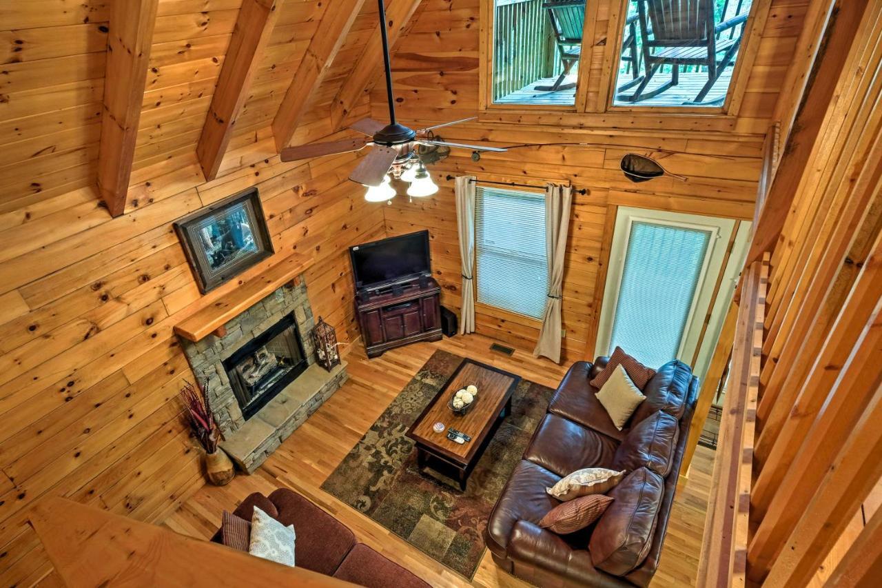 فيلا Pigeon Forge Cabin With Hot Tub, Grill And Pool Table! سيفيرفيل المظهر الخارجي الصورة
