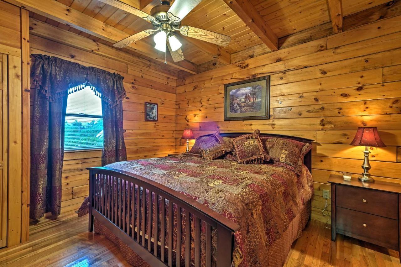فيلا Pigeon Forge Cabin With Hot Tub, Grill And Pool Table! سيفيرفيل المظهر الخارجي الصورة