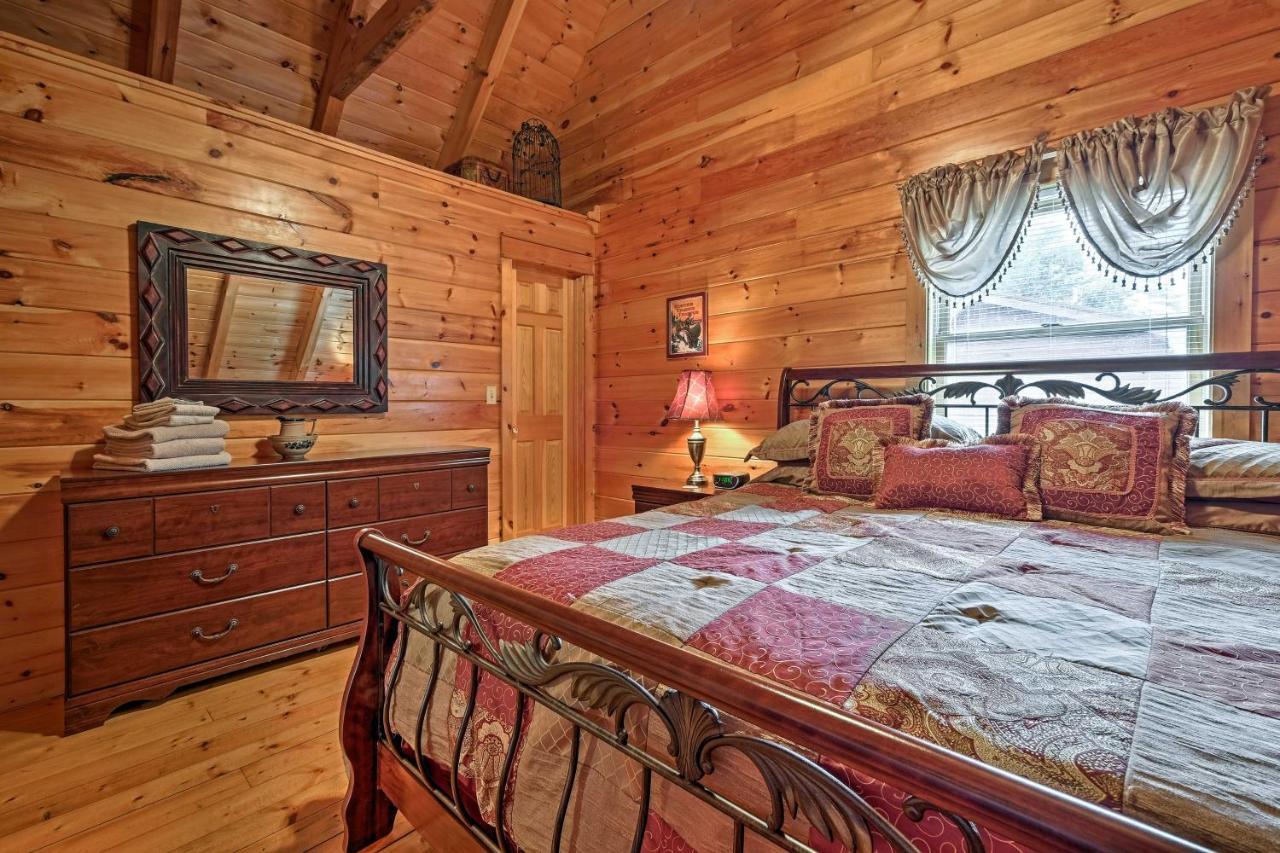 فيلا Pigeon Forge Cabin With Hot Tub, Grill And Pool Table! سيفيرفيل المظهر الخارجي الصورة