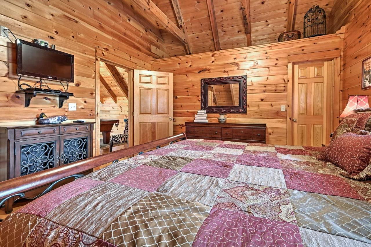 فيلا Pigeon Forge Cabin With Hot Tub, Grill And Pool Table! سيفيرفيل المظهر الخارجي الصورة