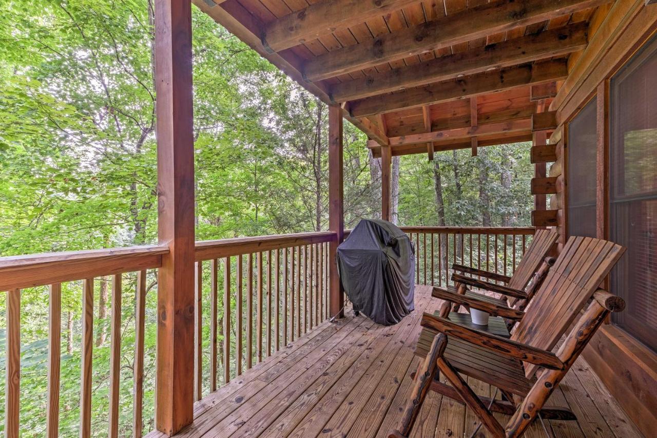 فيلا Pigeon Forge Cabin With Hot Tub, Grill And Pool Table! سيفيرفيل المظهر الخارجي الصورة